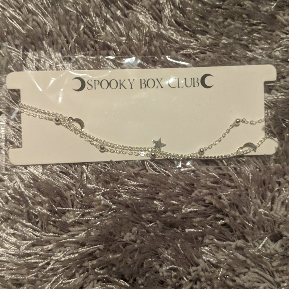 Spooky Box Club Celestial double chain necklace